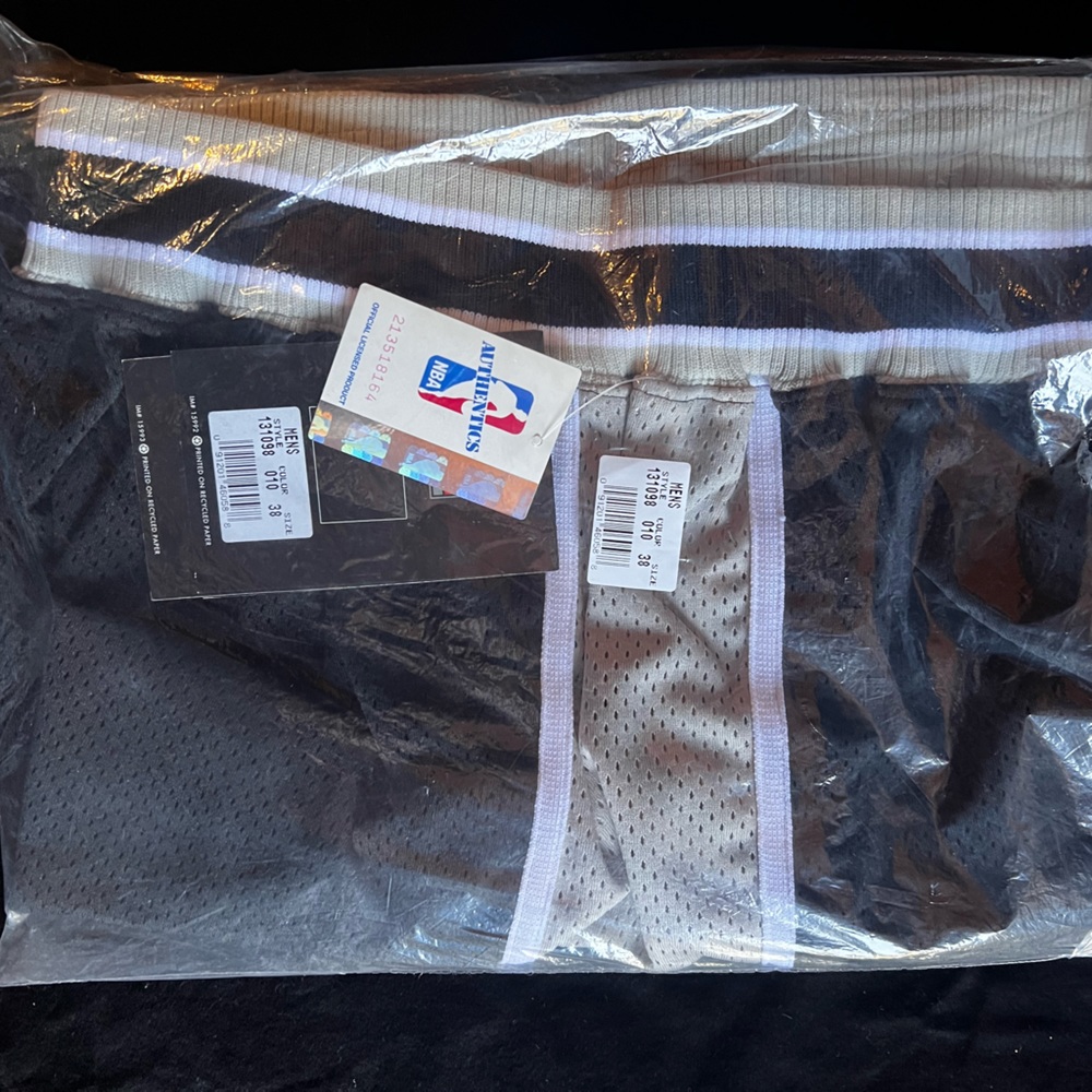 Brand new authentic Nike NBA San Antonio Spurs basketball shorts, size 38.